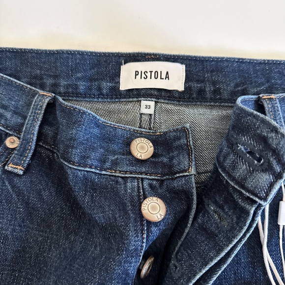 PISTOLA DENIM Charlie High Ride Classic Straight NWT - Picture 2 of 3